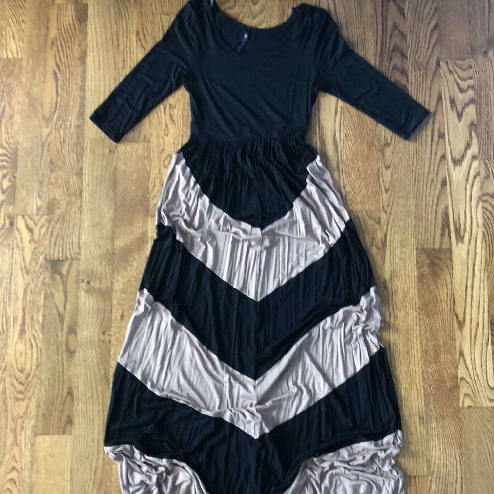 Chevron Maxi Dress